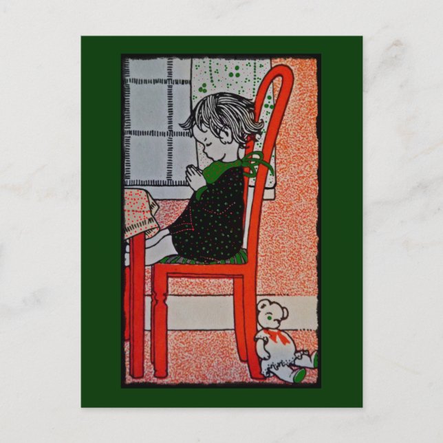 Postal Diciendo oraciones (Anverso)