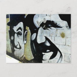 Postal Dick & Doof - Graffiti en español - Postkarte
