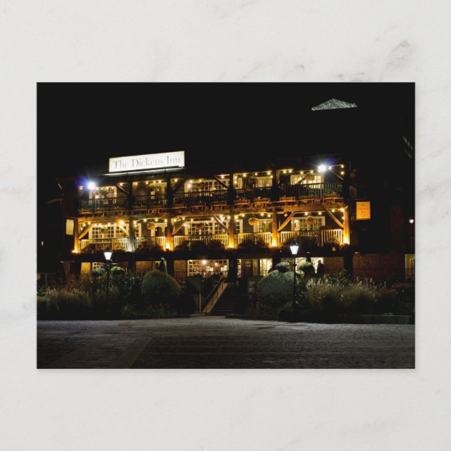 Postal Dickens Inn Pub st Katherines Dock London (Anverso)