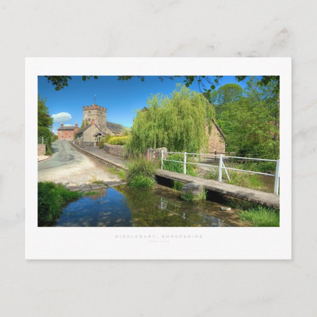 Postal Didlebury, Shropshire (Anverso)