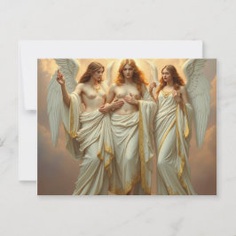 Postal „Die drei heiligen Schutzengel“