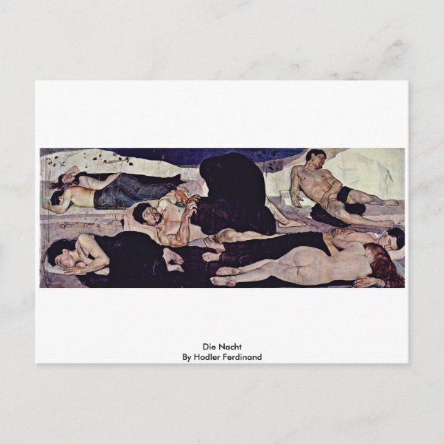 Postal Die Nacht Por Hodler Ferdinand (Anverso)