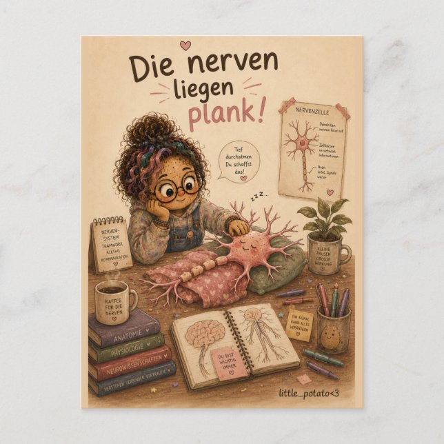 Postal Die Nerven liegen plank (Anverso)
