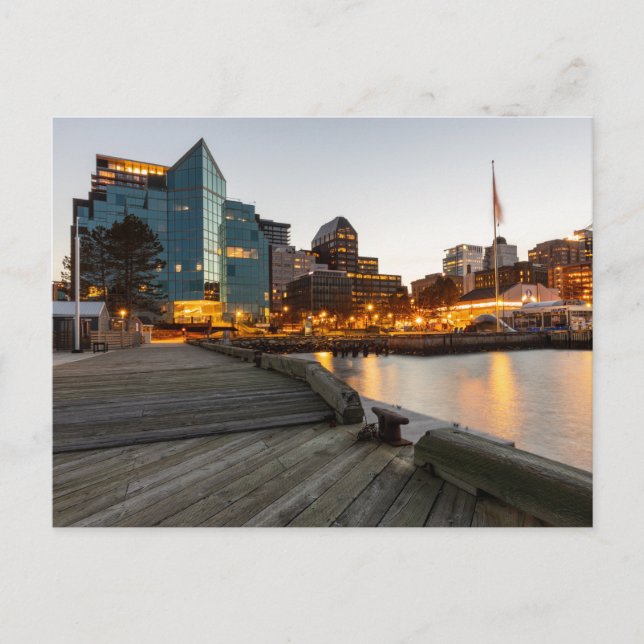 Postal Die Skyline von Halifax in Kanada Postkarte (Anverso)