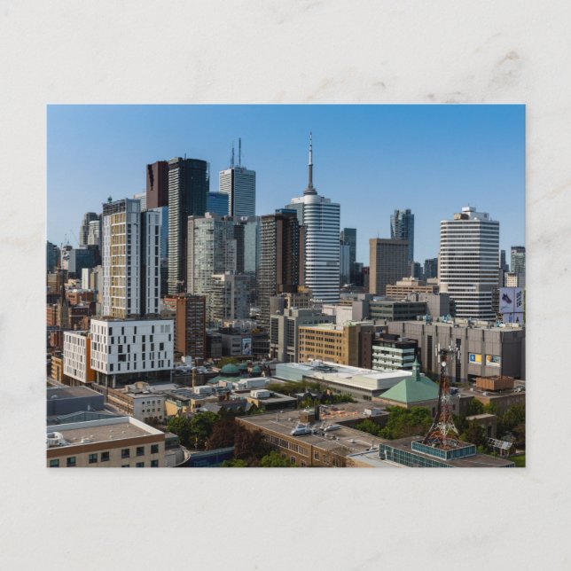 Postal Die Skyline von Toronto in Kanada Postkarte (Anverso)