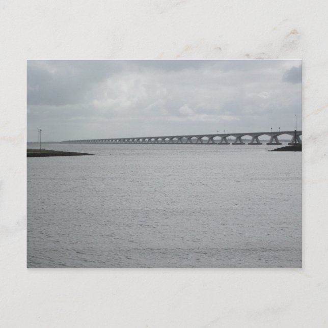 Postal Die Zeeland Brücke (Anverso)