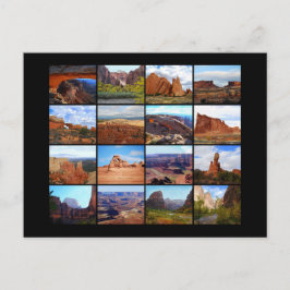 Postal Dieciséis íconos paisajísticos de Utah