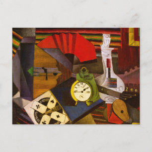 Postal Diego Rivera El reloj despertador Surrealismo Arte