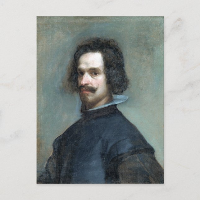Postal Diego Velázquez retrato de un hombre (Anverso)