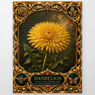 Postal Diente de León, Arte de Joyas y Heirlooms