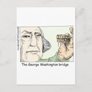 Postal Dientes de George Washington Regalos Divertidos y 