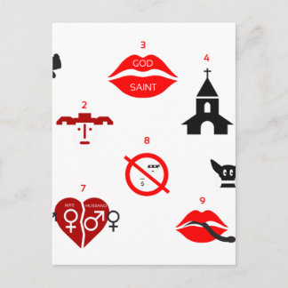 Postal diez mandamientos modernos