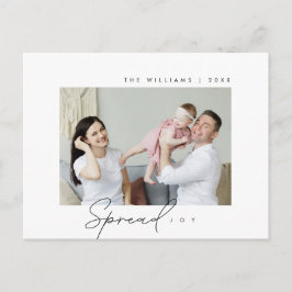 Postal Difundir alegría, Feliz Saludo de Navidad, Foto fa