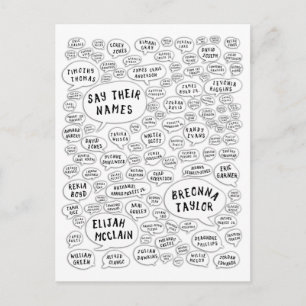 Postal digan sus nombres