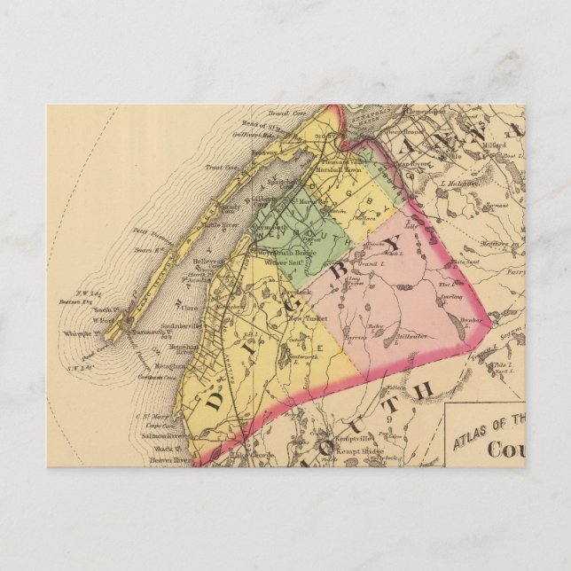 Postal Digby Co., NS (Anverso)