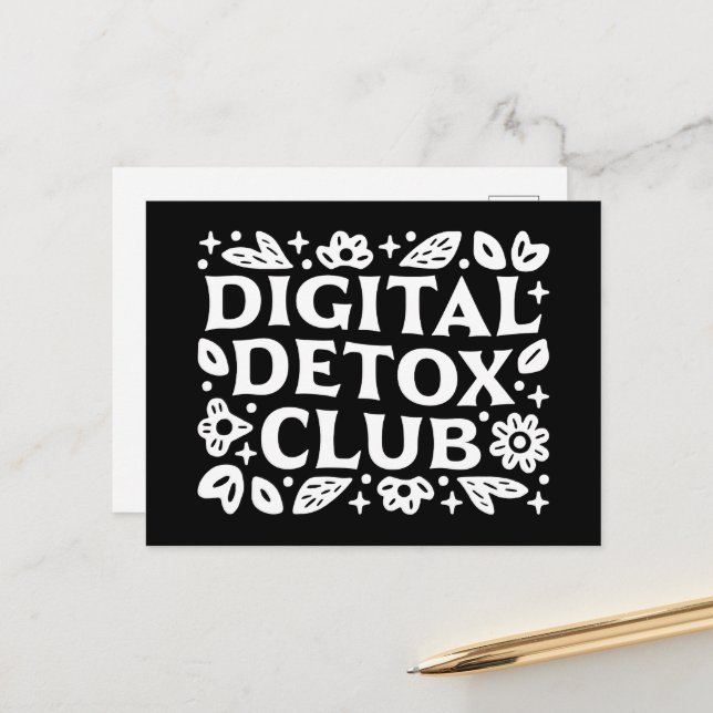 Postal Digital detox club support group (Anverso/Reverso In Situ)