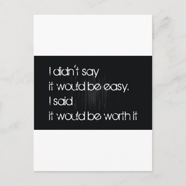 Postal Digno de él (Anverso)