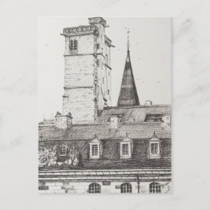 Postal Dijon Rooftops Francia.2008