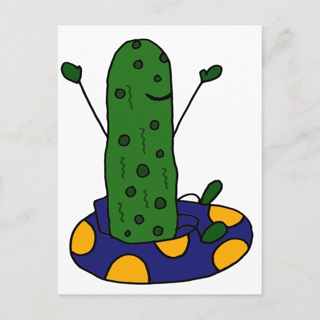 Postal Dill Pickle es gracioso (Anverso)