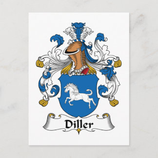 Postal Diller Family Crest