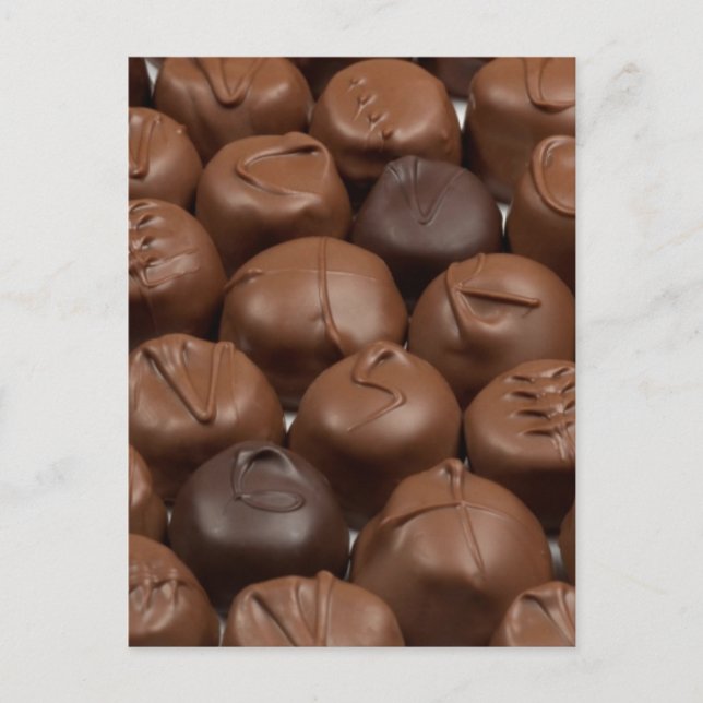 Postal ¡Dilo con chocolate! (Anverso)