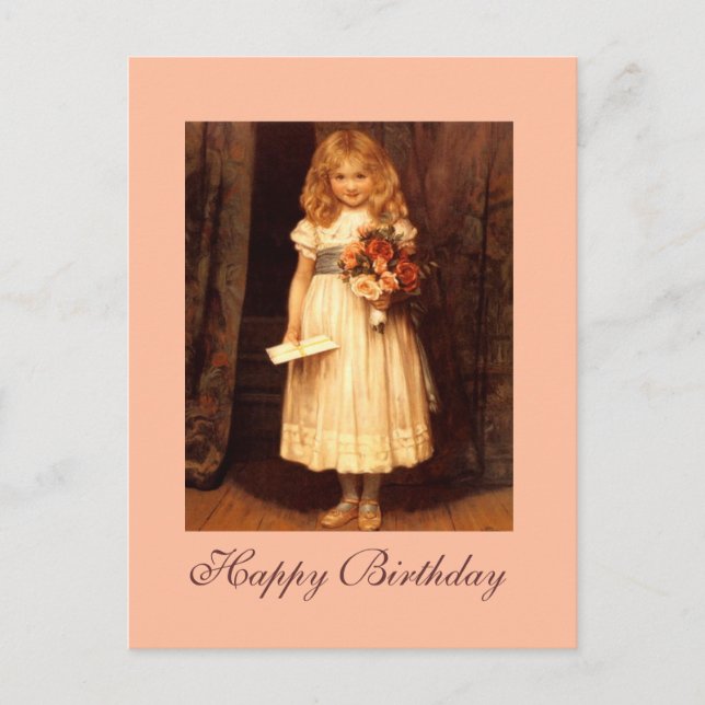 Postal Dilo con Rosas (Anverso)