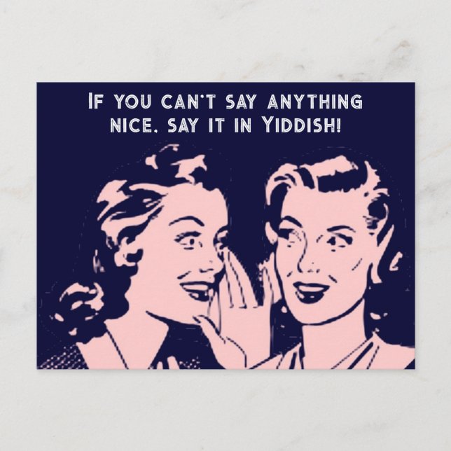 Postal Dilo en yiddish (Anverso)