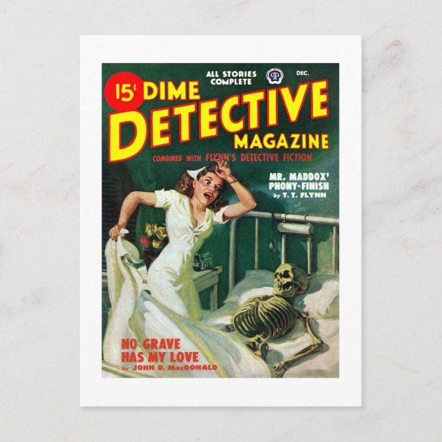 Postal Dime Detective Magazine (diciembre de 1948) (Anverso)