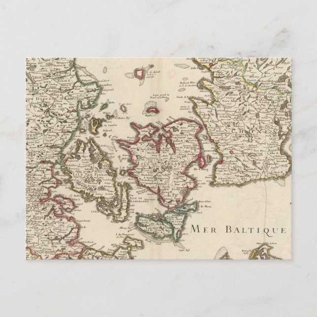 Postal Dinamarca 7 (Anverso)