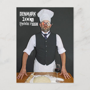 Postal Dinamarca Cool 100% comida hygge-acogedora!