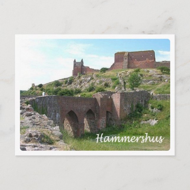 Postal Dinamarca - Hammershus - (Anverso)