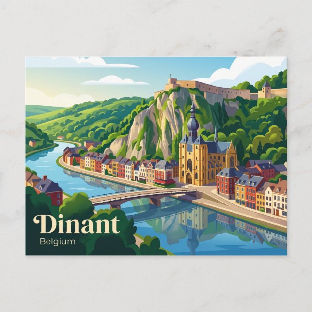 Postal Dinant Bélgica (Anverso)