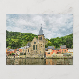 Postal Dinant forma el río Meuse