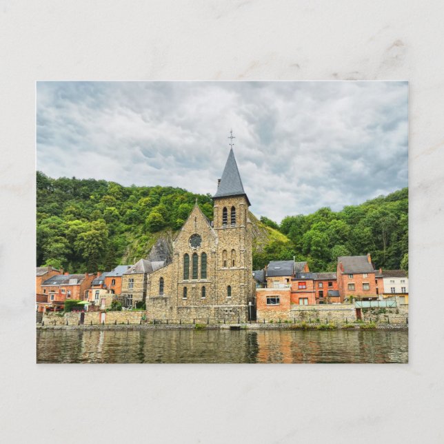 Postal Dinant forma el río Meuse (Anverso)