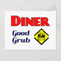 Diner Good Grub Hamburger Restaurant Art
