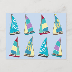 Postal Dinghies de época