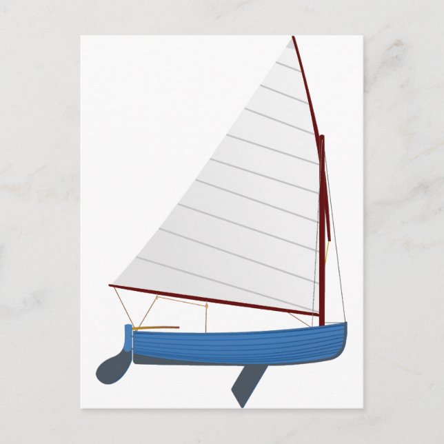 Postal Dinghy a 12 pies (Anverso)