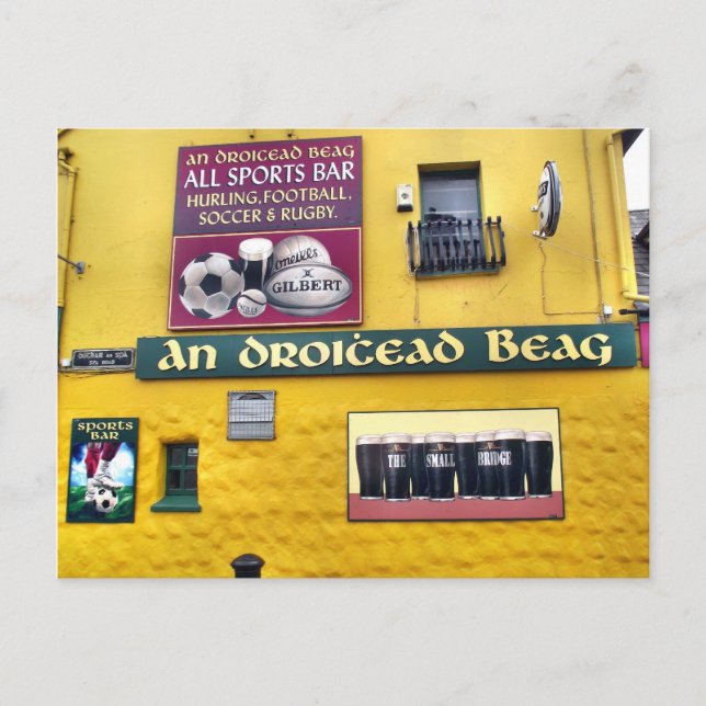 Postal Dingle Irish Pub Postcard (Anverso)