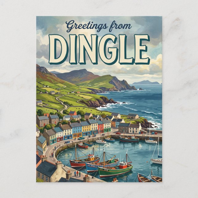Postal Dingle Irlanda (Anverso)