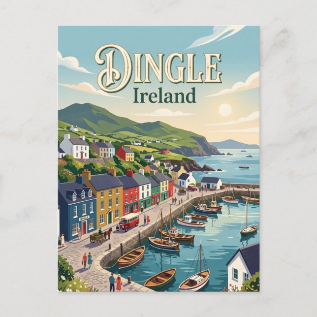 Postal Dingle Irlanda (Anverso)