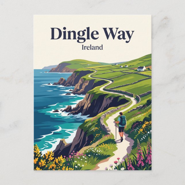 Postal Dingle Way Irlanda (Anverso)