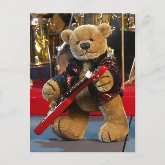 Postal Dinky Bears Guitarist (Anverso)