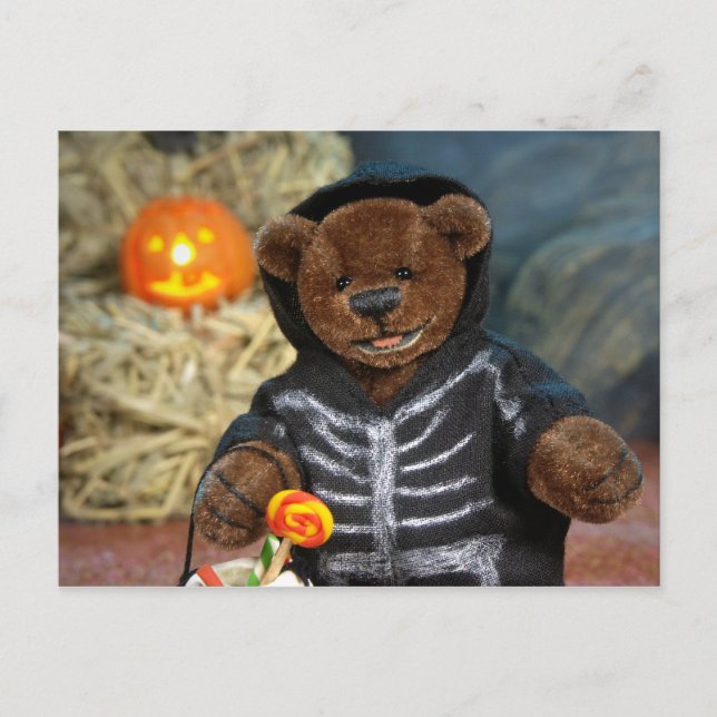 Postal Dinky Bears Little Skeleton (Anverso)