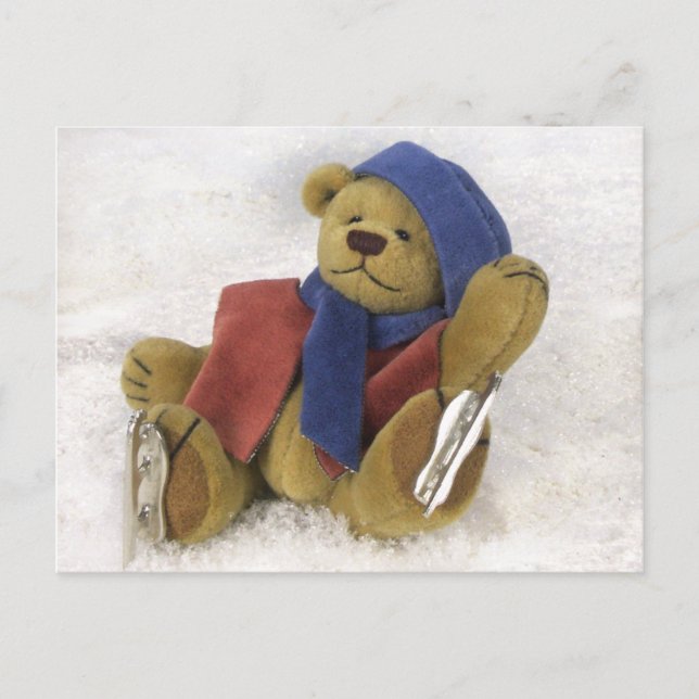 Postal Dinky Bears Winter Fun (Anverso)