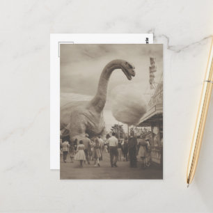 Postal Dino en la Feria