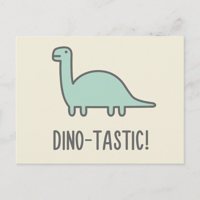 Postal Dino-tártico (Anverso)