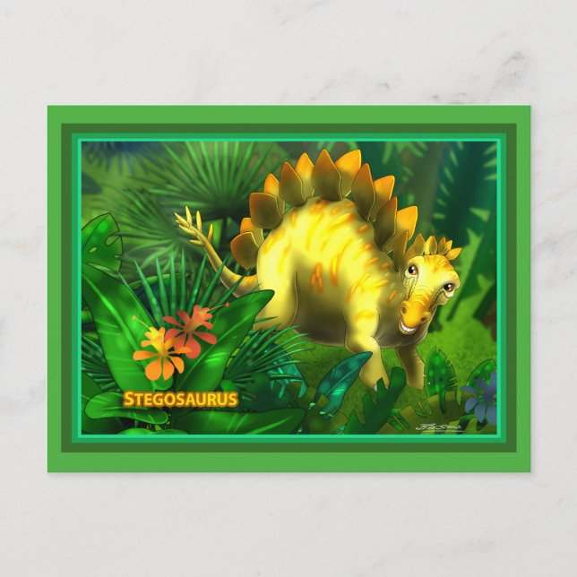 Postal DInosaur (Anverso)