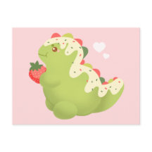 Dinosaur de Matcha de Fresa