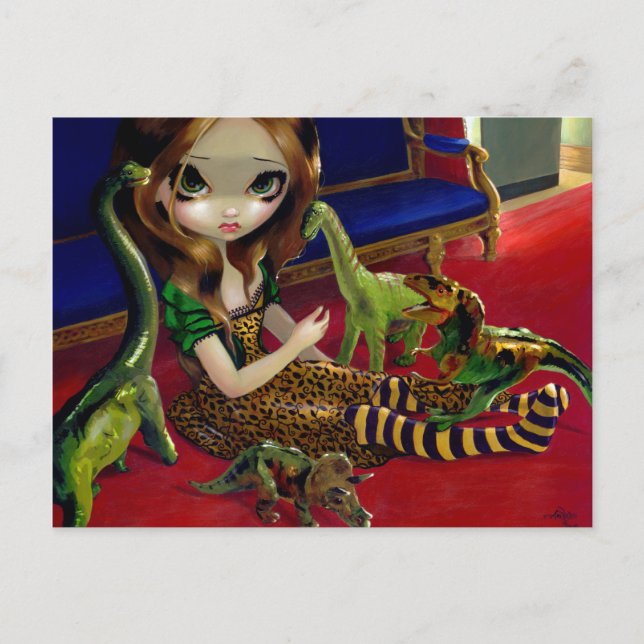 Postal "Dinosaur III" (Anverso)