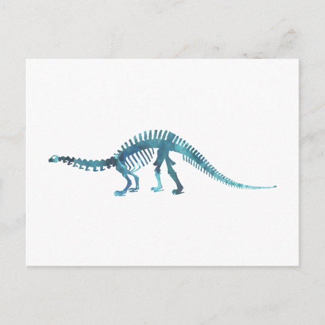Postal Dinosaur Skeleton (Anverso)